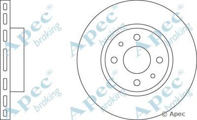 APEC BRAKING dsk639 -  Тормозной диск